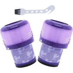 HIASDFLS Dyson V11-Filter, Dyson-Vakuumersatzfilter, 2 Waschbare Ersatzteile Mit Reinigungsbürste Für Absolut V11 / Tier / Flaumig