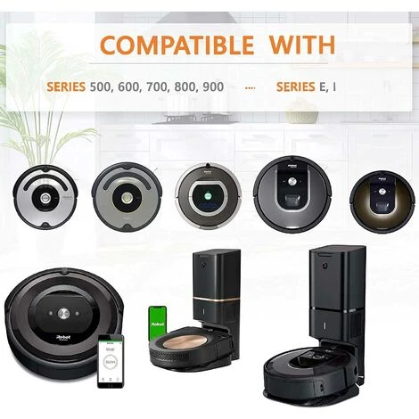 MODOU REIFEN Räder Für IROBOT ROOMBA Serien 500, 600, 700, 800 Und 900 (Packung Mit 2 Einheiten) Hergestellt In Spanien Rutschfest, Außergewöhnlicher Grip Und Einfache Montage – Bild 5