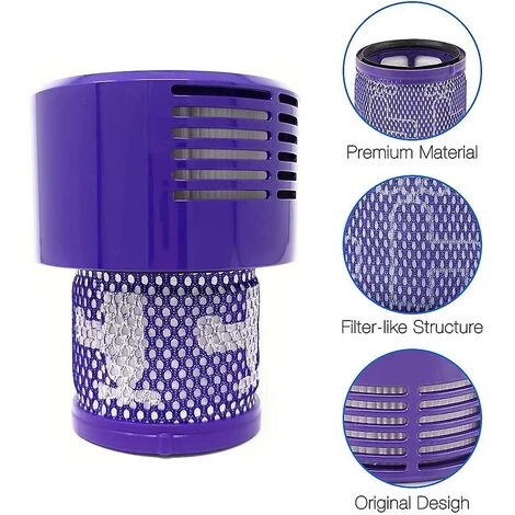 BF Filter Für Dyson V10.4 Stück Ersatzfilter Für Dyson Staubsauger V10 – Bild 2