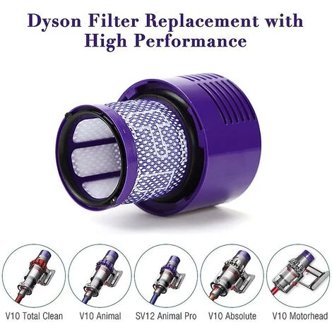 BF Filter Für Dyson V10.4 Stück Ersatzfilter Für Dyson Staubsauger V10 – Bild 3