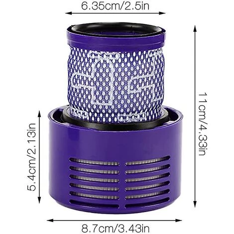 BF Filter Für Dyson V10.4 Stück Ersatzfilter Für Dyson Staubsauger V10 – Bild 5