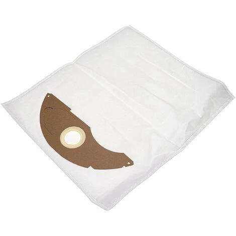 Vhbw 5x Staubsaugerbeutel Kompatibel Mit Kärcher NT 22/1 Ap L, NT 22/1 Ap Te L Staubsauger - Mikrovlies, 42cm X 26,5cm Weiss – Bild 2