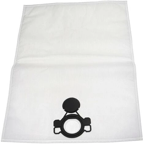 Vhbw 5x Staubsaugerbeutel Kompatibel Mit Makita VC4210M Staubsauger - Mikrovlies, 52,5cm X 39cm Weiss – Bild 2