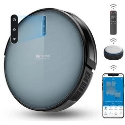 Proscenic 830P Saugroboter 2-in-1 Staubsauger Roboter Wischroboter 2,000Pa 350ML Wassertank APP-Steuerung AKKU Geeignet F¨¹r Allergiker Tierhaare Katzenstreu