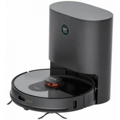 ROIDMI EVE Plus Saug- Und Wischroboter Mit Absaugstation (3L), 2700 Pa Laser Navigation Staubsauger Roboter WiFi/Alexa/APP F¨¹r Tierhaare, Teppiche, Hartb?den - Black