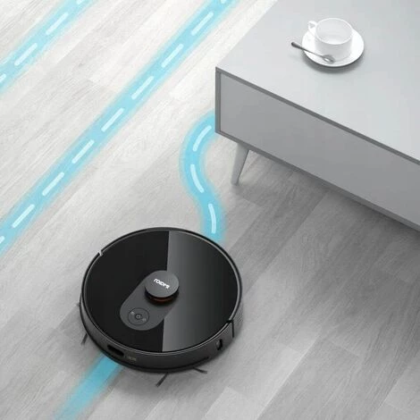 ROIDMI EVE Plus Saug- Und Wischroboter Mit Absaugstation (3L), 2700 Pa Laser Navigation Staubsauger Roboter WiFi/Alexa/APP F¨¹r Tierhaare, Teppiche, Hartb?den - Black – Bild 2