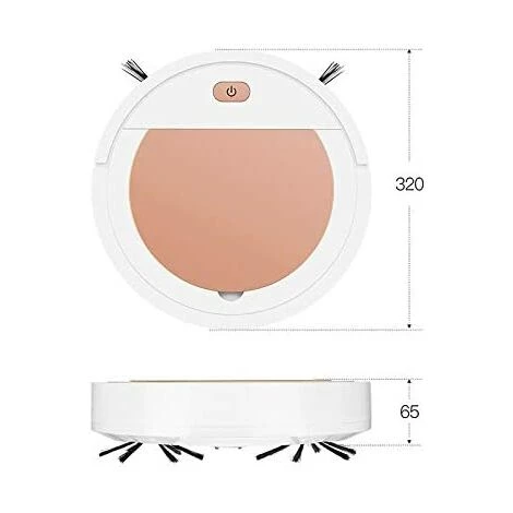 HELLO KITTY BAIN 2-in-1-Roboter-Staubsauger, Eigenständiger Mehrseitiger Reinigungsroboter, Mit 1200-mAh-Akku, Ultrafeine, Geräuschlose Absaugung – Bild 2