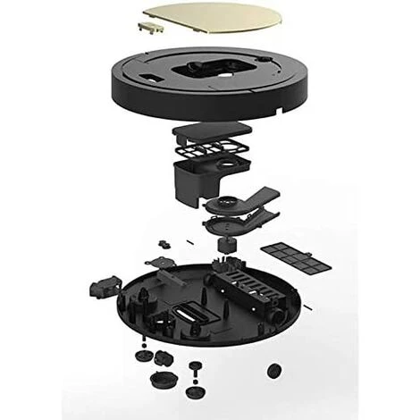 HELLO KITTY BAIN 2-in-1-Roboter-Staubsauger, Eigenständiger Mehrseitiger Reinigungsroboter, Mit 1200-mAh-Akku, Ultrafeine, Geräuschlose Absaugung – Bild 4