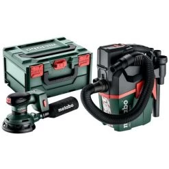 METABO® Metabo Set SXA 18 LTX 125 BL Akku-Exzenterschleifer + AS 18 L PC Akku-Sauger 18, Ohne Akku Oder Ladegerät - 691199000