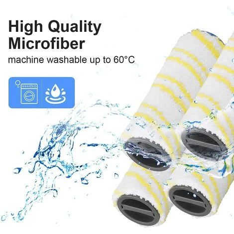 BENOBBY KIDS Ersatzrollen F��r K?rcher FC7 FC3 FC5 FC3D, Zubeh?r 2.055-006.0 - 4 St��ck – Bild 2