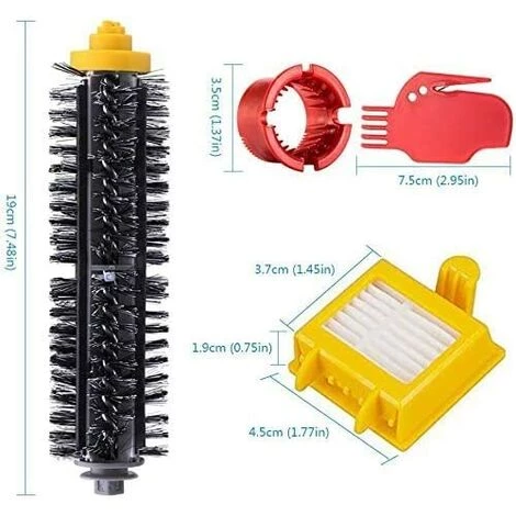 BENOBBY KIDS Roomba Series Ersatzfilter-Kit Zubeh?r F��r 700 720 750 760 765 770 772 772e 774 775 776 776p 780 782 782e 785 786 786p Staubsauger-Ersatzteil-Kit – Bild 3