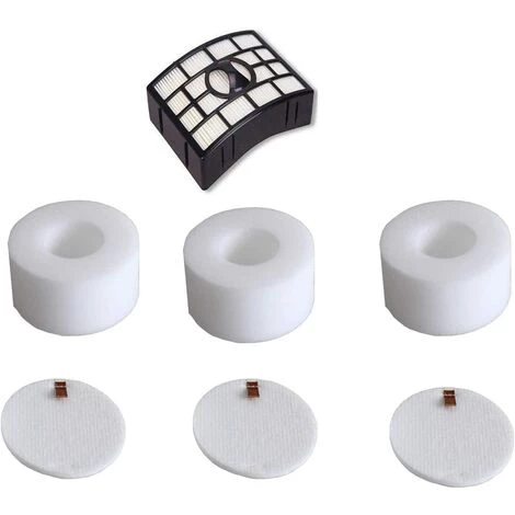 BENOBBY KIDS Ersatz-NZ801-Filterersatz F��r Shark NV681 NZ801UKT NV800uk NV800 NV800W NV801 UV810 Powered Upright Staubsauger, Schaum- Und Hepa-Filter Vergleich Mit Teilenummer XFF680 & XHF680"