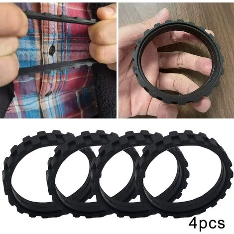 BENOBBY KIDS NC 4er-Pack Rutschfeste Reifenabdeckungen F��r Die Roboter Roomba 500, 600, 700, 800, 900-Serie – Bild 2