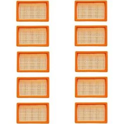 BENOBBY KIDS 10 St��ck Flachfilter F��r K?rcher Mehrzwecksauger + Nass-/Trockensauger | MV4 + MV5 + MV6 + WD4 + WD5 + WD6 | Wie 2.863-005.0 WD 4-6 Und MV 4-6