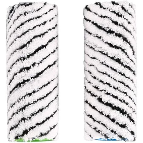 BENOBBY KIDS 2er-Pack Mikrofaser-Ersatzb��rsten F��r K?rcher FC3 FC5 FC7, Schwarz+Wei? – Bild 5