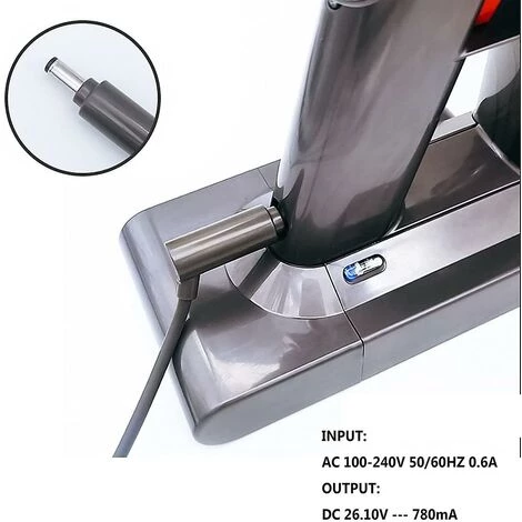 BENOBBY KIDS Ladeger?t F��r Dyson V6 V7 V8 DC58 DC59 DC61 DC62 SV03 SV04 SV05 SV06 SV07 Wechselstrom-Staubsauger-Adapter – Bild 5