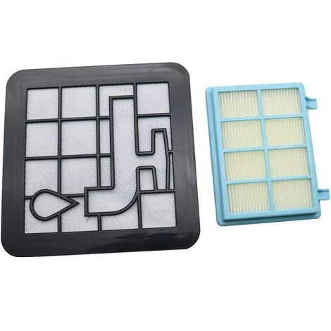 BENOBBY KIDS Waschbares Schaumstoff-Filterset F��r Philips Power Pro Compact FC9331/09, FC9332/09, FC8010/01, FC8010 Staubsauger – Bild 3