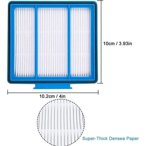 BENOBBY KIDS 6er-Pack Ersatzfilter F��r Shark IQ R101AE (RV1001AE), IQ R101 (RV1001) Roboter-Staubsauger, Mit 1 Reinigungsb��rste – Bild 2