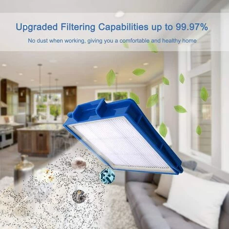 BENOBBY KIDS 6er-Pack Ersatzfilter F��r Shark IQ R101AE (RV1001AE), IQ R101 (RV1001) Roboter-Staubsauger, Mit 1 Reinigungsb��rste – Bild 5