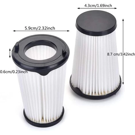 BENOBBY KIDS Ersatzfilter F��r Ergorapido AEG CX7 CX7-2, Staubsaugerfilter-Kit F��r AEG AEF150 Und 1 Reinigungsb��rste (6 St��ck) – Bild 4