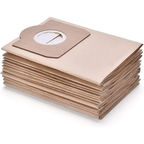 BENOBBY KIDS Staubsaugerbeutel, Filterpapier Staubbeutel Kompatibel Mit K?rcher A 2201/2204/2504, MV 3 / WD 3.xxx/A 22xx / A 25xx / A26xx /SE 4001, 4002, WD3 WD3P Nass- Und Trockensauger - 6 Beutel
