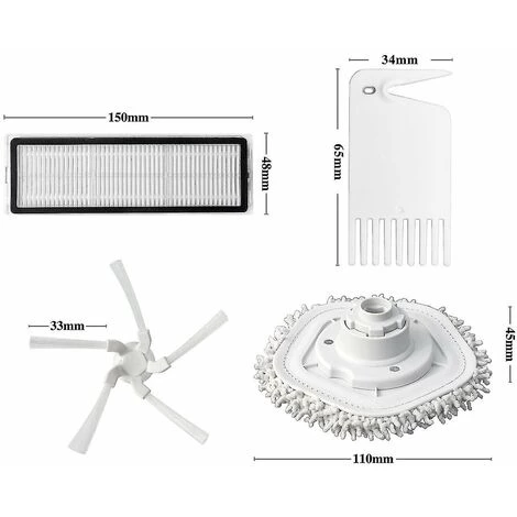 DONTODENT Ersatzteile Für Xiaomi Dreame W10 W10 Pro Roboter-Staubsauger – Bild 3