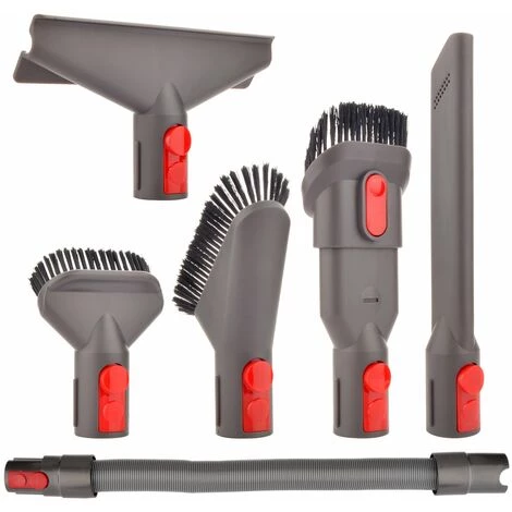 DONTODENT Zubehör-Set Für Dyson V8 Dyson V10 V11 V7 V15 V12 Saugbürste Staubsauger-Teile-Set, Kabelloser Staubsauger-Verlängerungsschlauch-Befestigungssatz (6 In 1)
