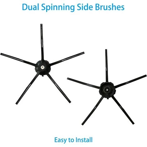 READCLY Bürstenfiltertücher Ersatzteile Zubehörset Für Xiaomi Roborock S7 T7 T7S T7 Plus T7S Plus Roboter-Staubsauger (1 Hauptbürste + 4 Seitenbürsten + 4 Filter + 3 Reinigungstücher) – Bild 4