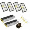 STOMO Ersatz-Zubehör-Kit 17 Packungen Für IRobot Roomba 800 870 880 980 Saugroboter Mit 4Walzenbürste 4Filter 4Seitenbürste 1Vorderrad