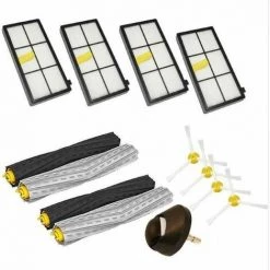 STOMO Ersatz-Zubehör-Kit 17 Packungen Für IRobot Roomba 800 870 880 980 Saugroboter Mit 4Walzenbürste 4Filter 4Seitenbürste 1Vorderrad