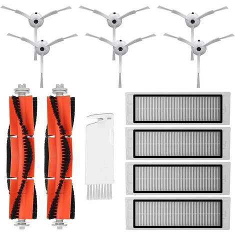 STOMO Ersatzteil-Set Für Xiaomi Mi Robot 1 Und 2 Zubehör-Set Für Staubsaugerroboter S50 S51 Mit Seitenbürste Zentralrolle Filter Und Werkzeug