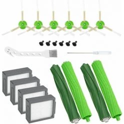 BENOBBY KIDS Geeignet F��r Irobot I7 I7+ E5 E6 Serie Hauptb��rstenfilter Seitenb��rste 22 St��ck Kehrmaschinenzubeh?r
