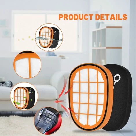BENOBBY KIDS 4 PCS Filter F��r Philips SpeedPro Max Aqua Akku Staubsauger Geeignet F��r Philips Staubsauger FC6822/6823/6827/6904/6906/6908 Zubeh?r Filterelement Zubeh?r – Bild 4
