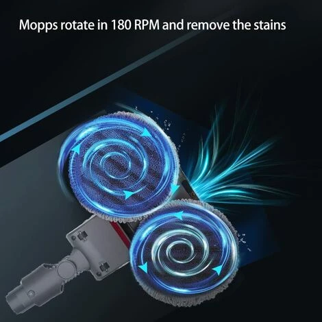 BENOBBY KIDS Mop Zubeh?r F��r Dyson V7 V8 V10 V11 V15 2 In 1 Wischkopf Und Staubsauger Mit Wassertank Und 6 Mopps – Bild 3