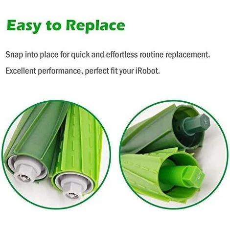 BENOBBY KIDS 3er Set Ersatzteile Walzenb��rsten Kompatibel F��r IRobot Roomba I7+ E5 E6 Staubsauger Zubeh?r I Series Replenishment Kit – Bild 2