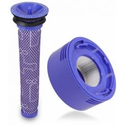 MESTTU Hand-und Stielstaubsauger, Filter Set Für Dyson V7 V8 - Vormotorfilter Und Hepa Nachmotorfilter - Wiederverwendbar - Akku Staubsauger Ersatzteile Zubehör