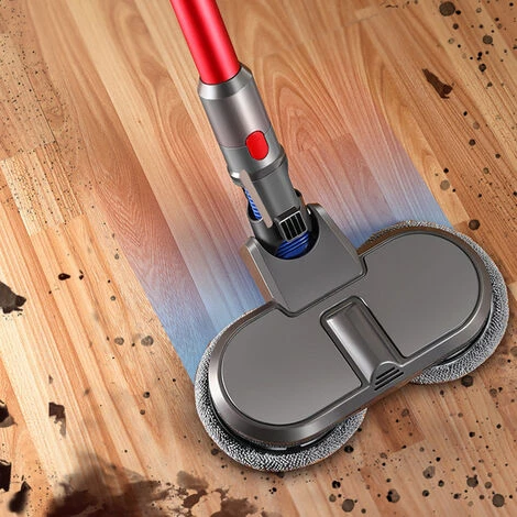 BENOBBY KIDS Fluffy Floor Head Soft Roller Brush F��r Dyson V7 V8 V10 V11 Staubsaugerteile Drehbar Mit 6 T��chern Und Einem Wassertank – Bild 4