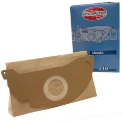 Ersatzteil - 10er Pack Mikrofaser-Staubsaugerbeutel - - KARCHER - 35804